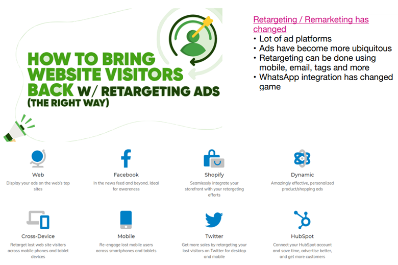 Benefits of Retargeting and Remarketing